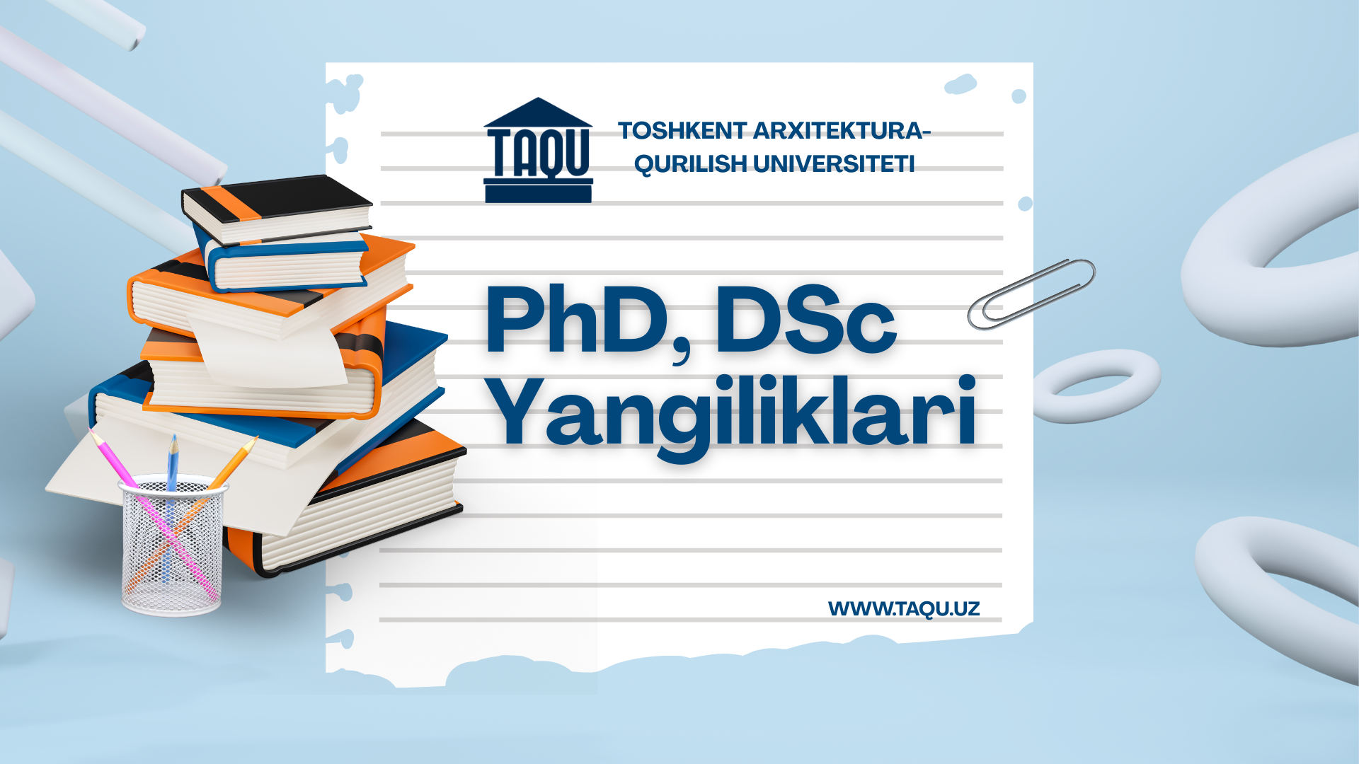 B.K.Erimbetovning (PhD) dissertatsiyasining himoya majlisiga taklif etamiz