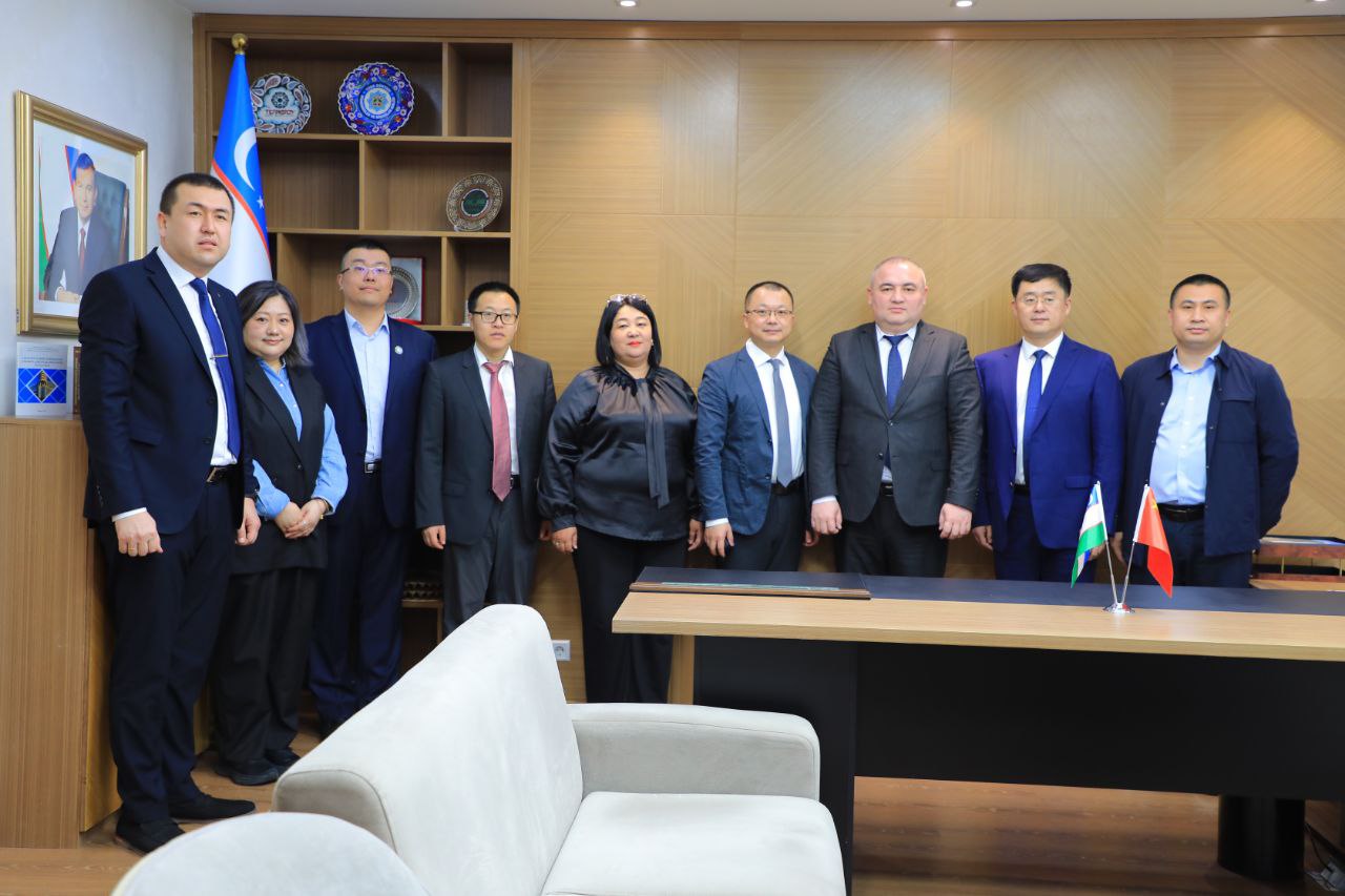 Toshkent arxitektura-qurilish universitetiga Xitoy harbiy muhandislik sohasining vakillari tashrif buyurdi