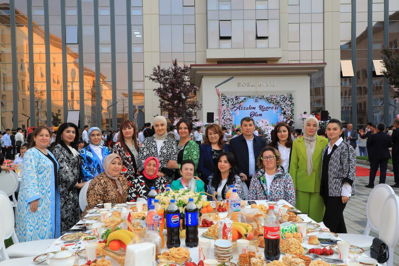 Toshkent arxitektura-qurilish universiteti rektori Tulaganov Bahrom Abdukabilovich tabrik soʻzi bilan Navroʻz saylini ochib berdi