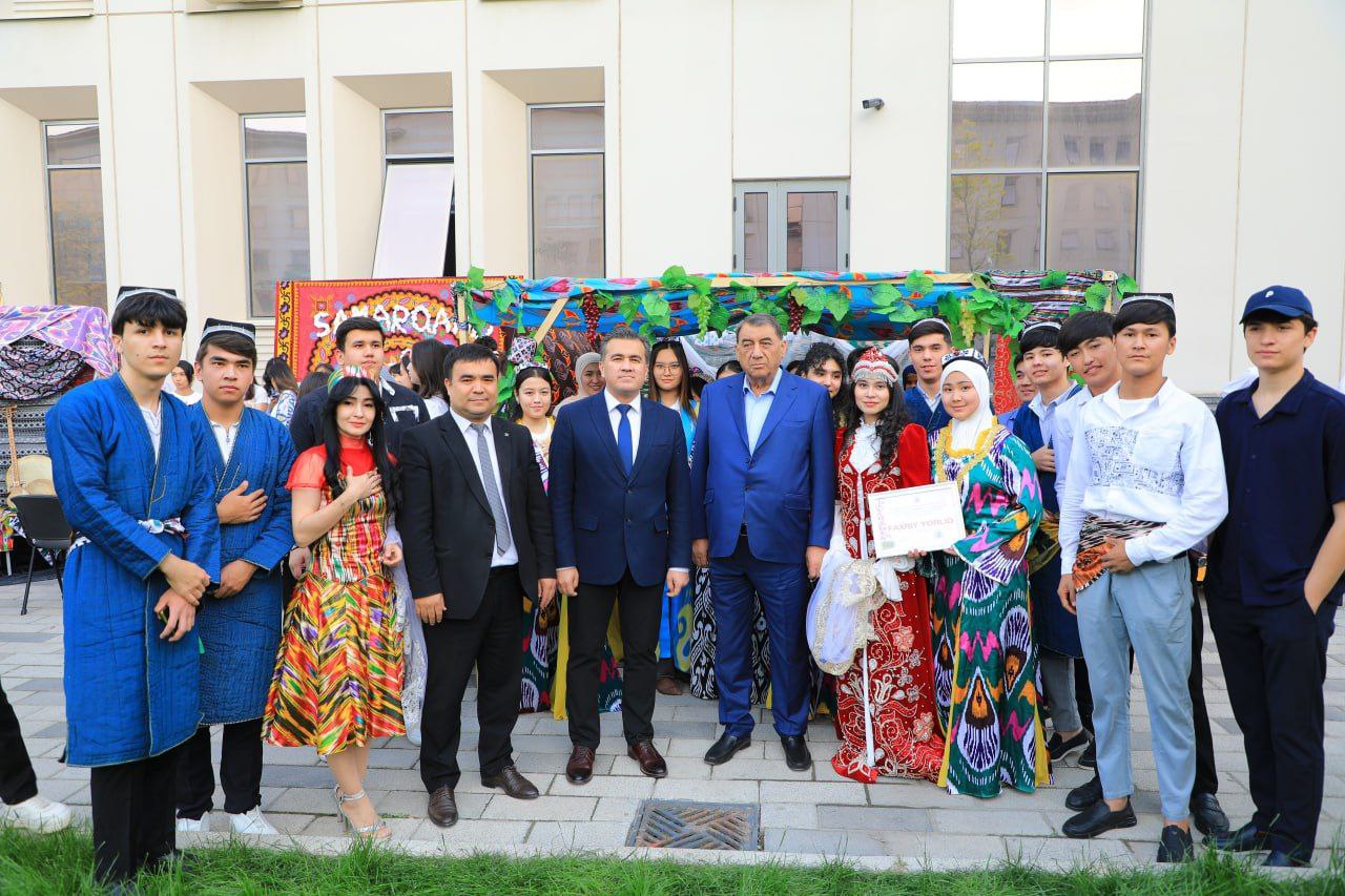 Toshkent arxitektura-qurilish universiteti rektori Tulaganov Bahrom Abdukabilovich tabrik soʻzi bilan Navroʻz saylini ochib berdi