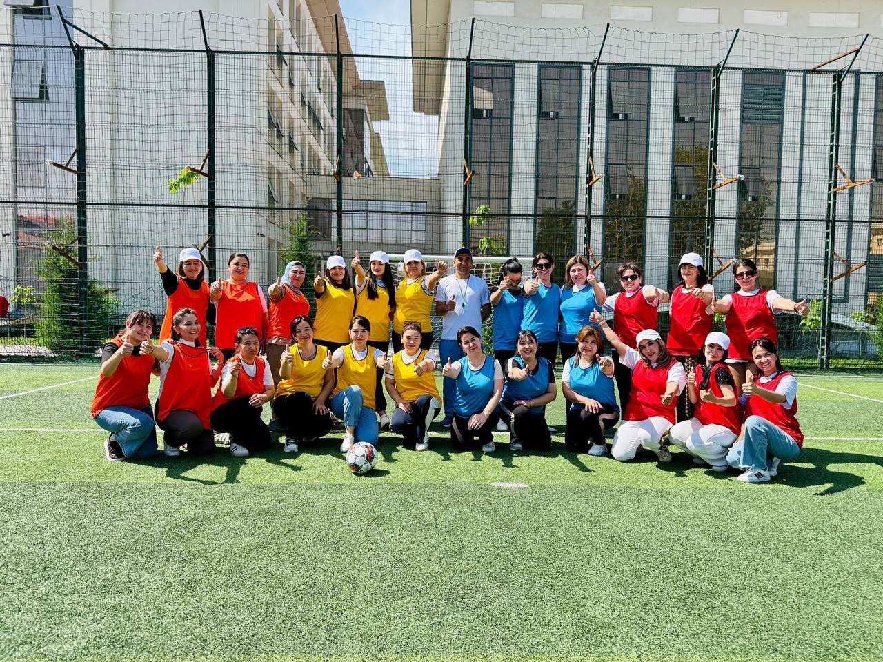Toshkent arxitektura-qurilish universitetida "Sogʻlom turmush tarzi - toʻgʻri yashash ramzi" mavzusida ayollar oʻrtasida "Futbol" sport turi musobaqasi boʻlib oʻtdi