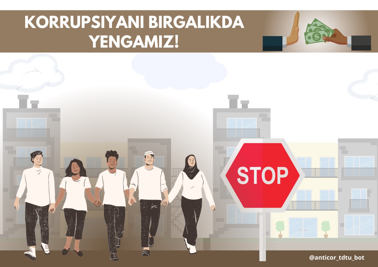 Korrupsiyani to‘xtatishning 10 ta usuli