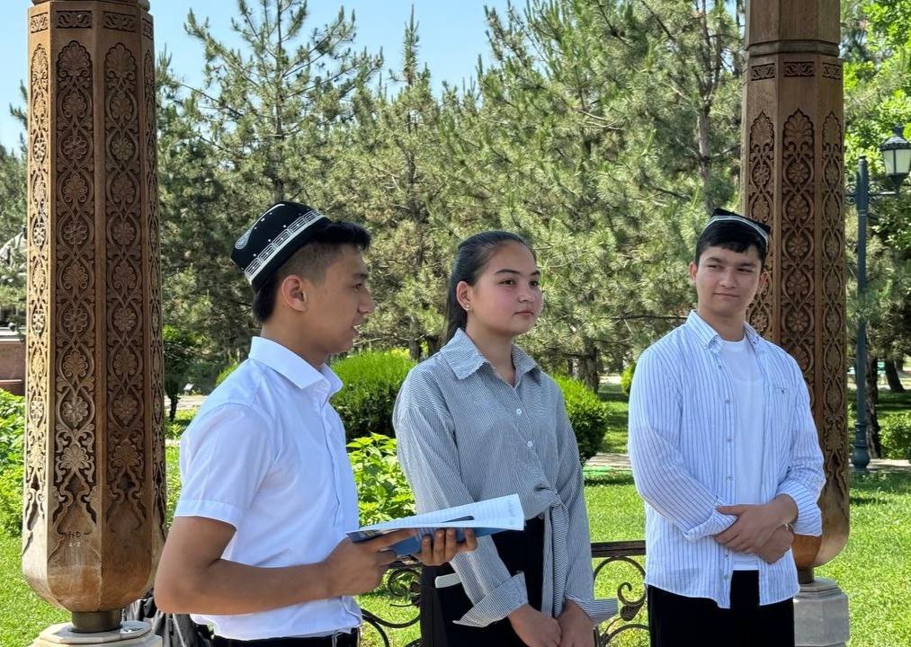 "Adiblar hiyobonidagi ma'naviy-ma'rifiy va sport tadbiri"