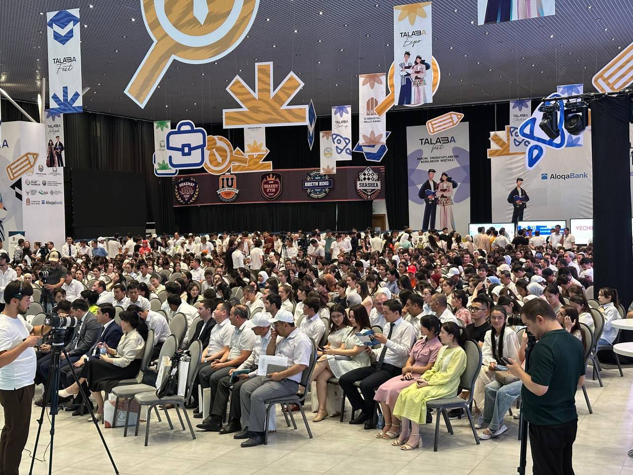 Ayni daqiqalarda“TalabaExpo–2025” koʻrgazmasi bo'lib o'tmoqda