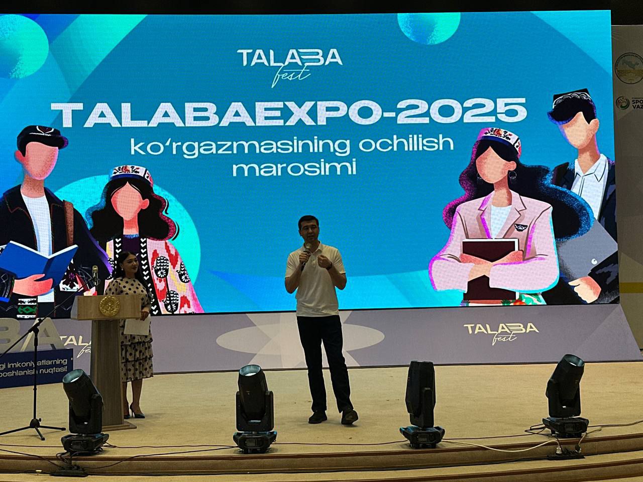 Ayni daqiqalarda“TalabaExpo–2025” koʻrgazmasi bo'lib o'tmoqda