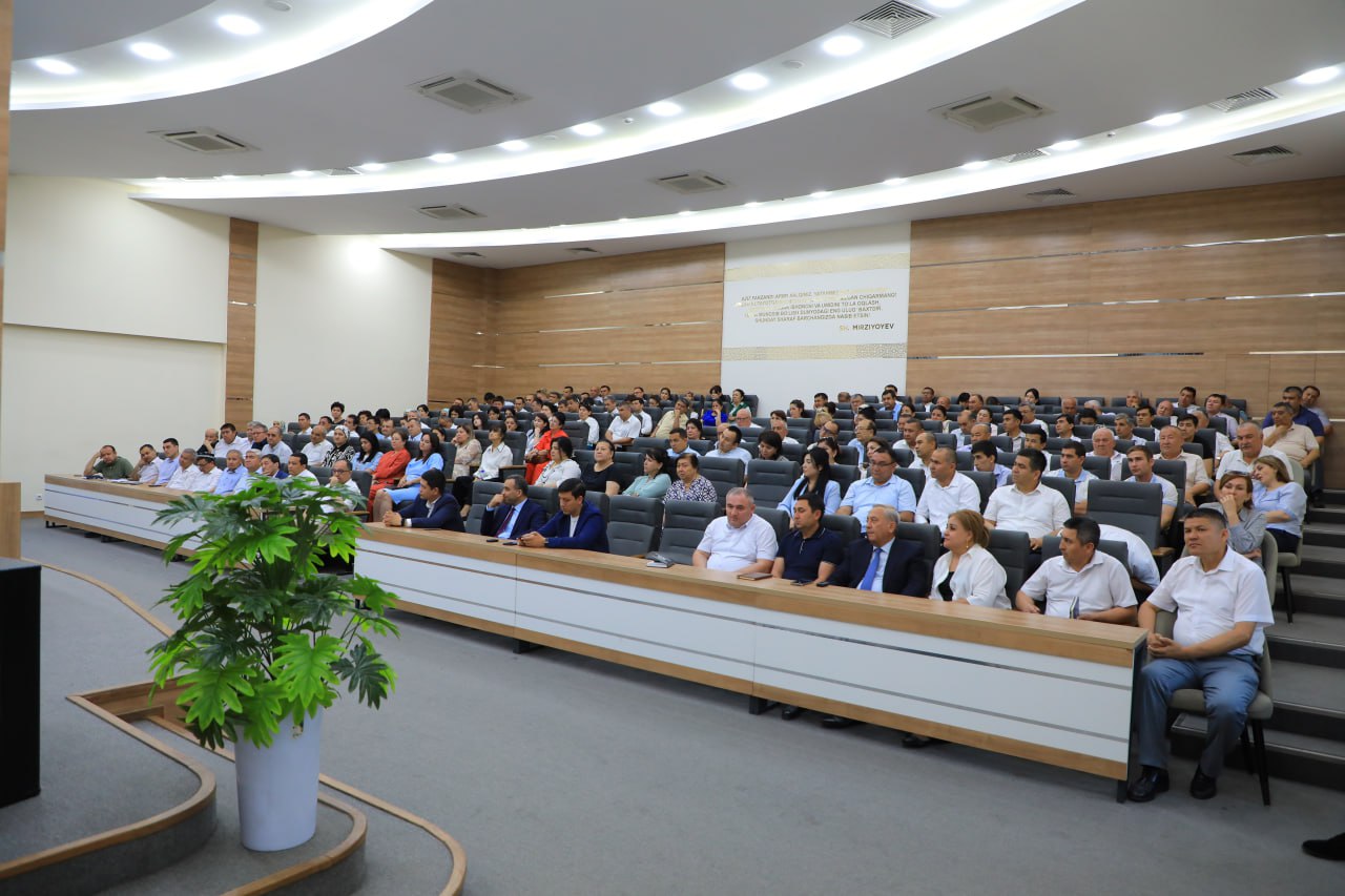 Toshkent arxitektura-qurilish universiteti jamoasiga yangi rektor tanishtirildi