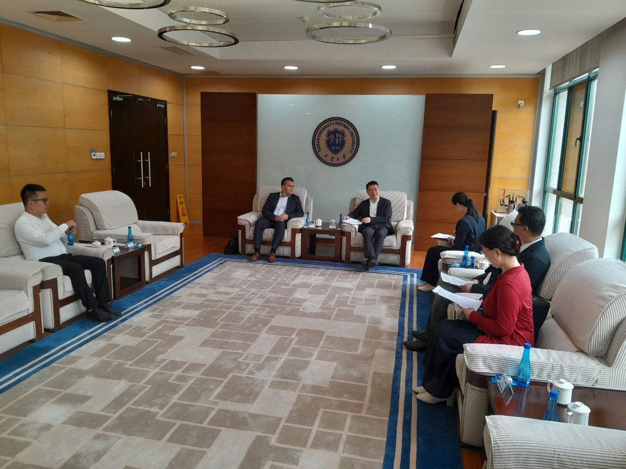 TAQU delegatsiyasi Tianjin shahridagi nufuzli oliy ta'lim muassasalari bilan uchrashuvlar o‘tkazdi