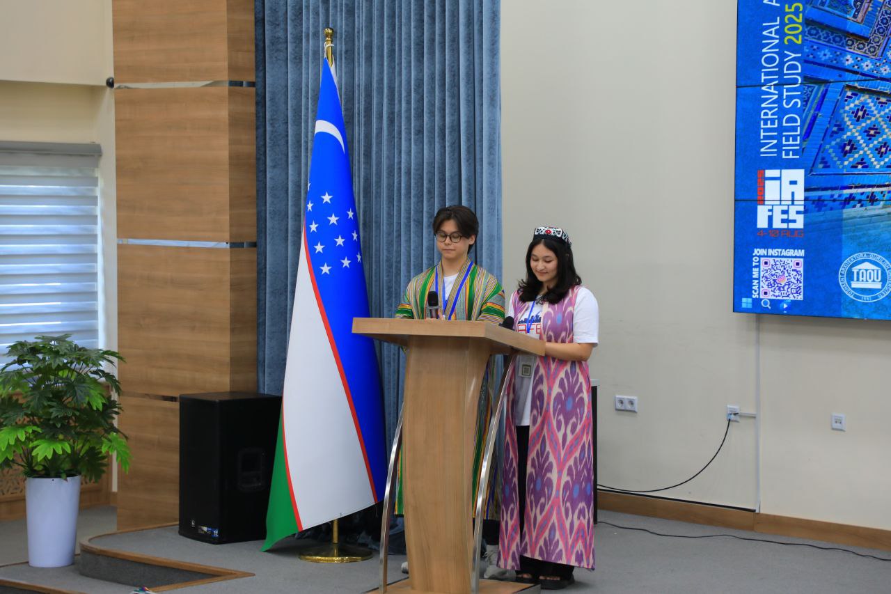 TOSHKENTDA “IAFES 2025” XALQARO ARXITEKTURA WORKSHOPI BOSHLANDI