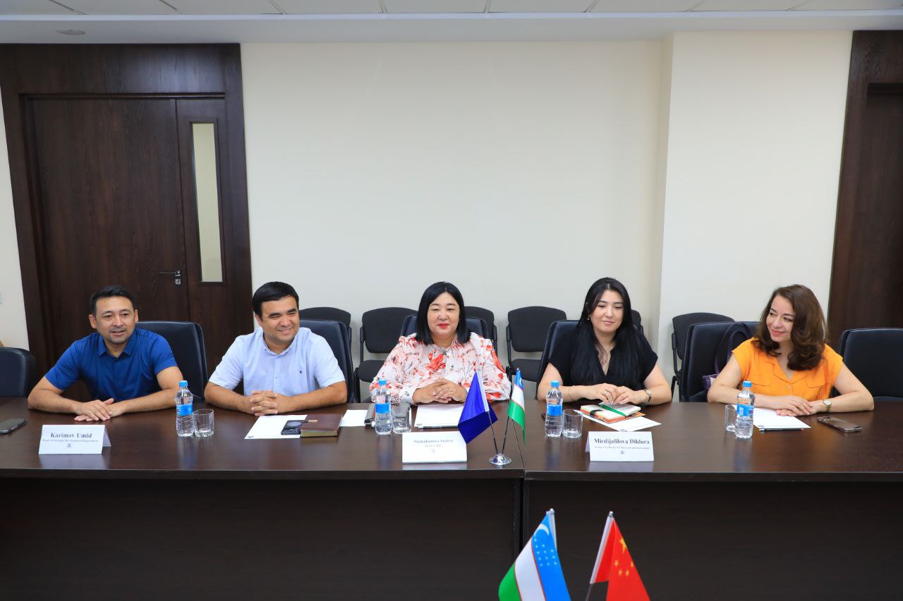 Toshkent arxitektura-qurilish universiteti hamda Inner Mongolia University of Technology o‘rtasida hamkorlik uchrashuvi bo‘lib o‘tdi