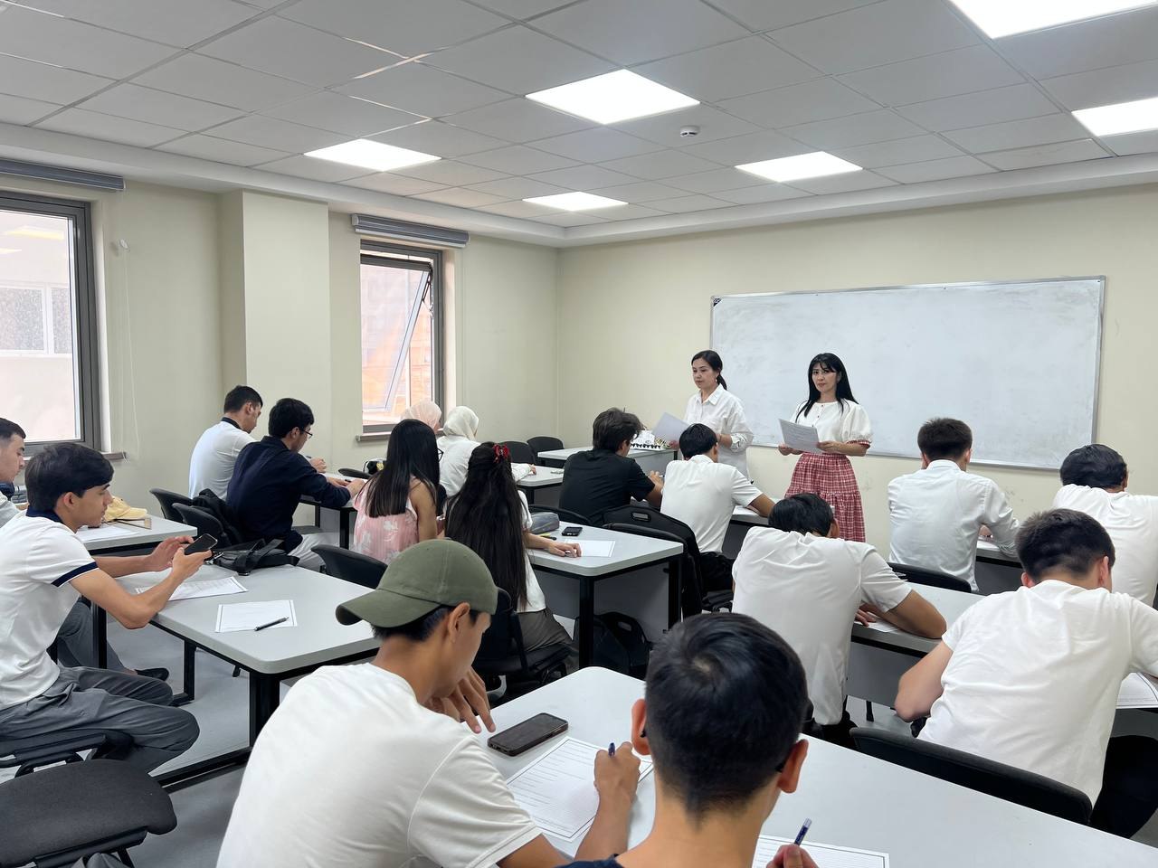 Toshkent arxitektura-qurilish universitetida "Dolzarb 90 kun" loyihasi doirasida psixologik trening o'tkazildi