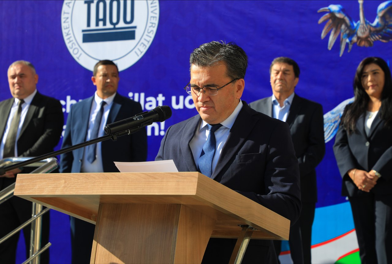 Toshkent arxitektura-qurilish universitetida yangi oʻquv yili boshlandi