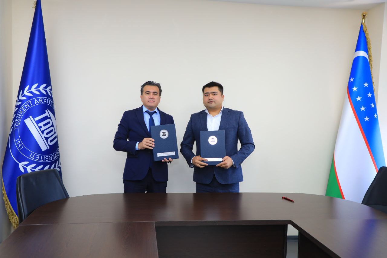 Toshkent arxitektura-qurilish universiteti va “Keng Makon” mebellar fabrikasi o‘rtasida hamkorlik memorandumi imzolandi