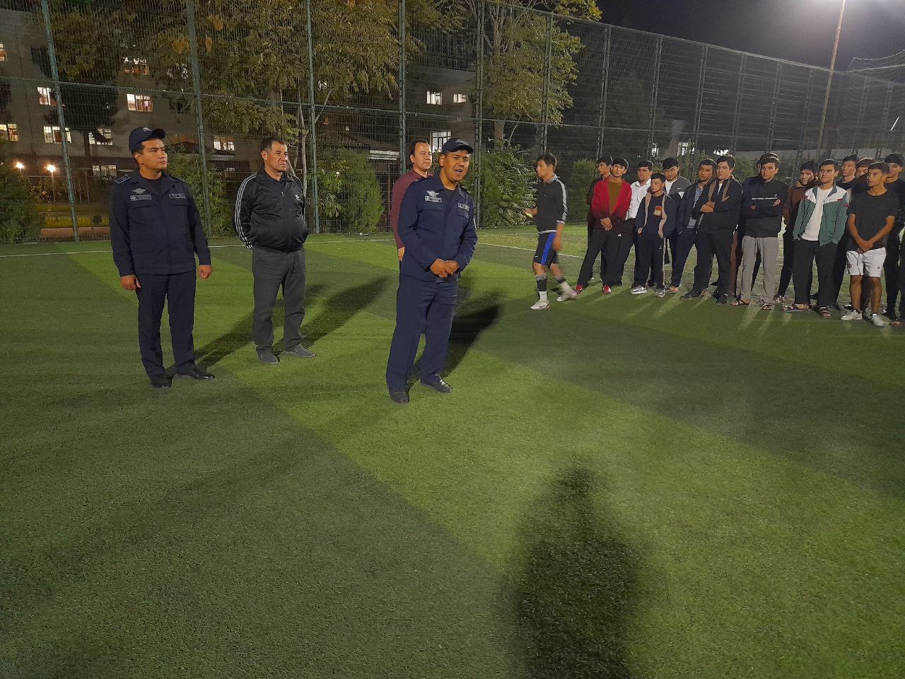 “Zilzila sodir bo‘lganda talabalarni evakuatsiya qilish” mavzusida amaliy mashg‘ulot o‘tkazildi