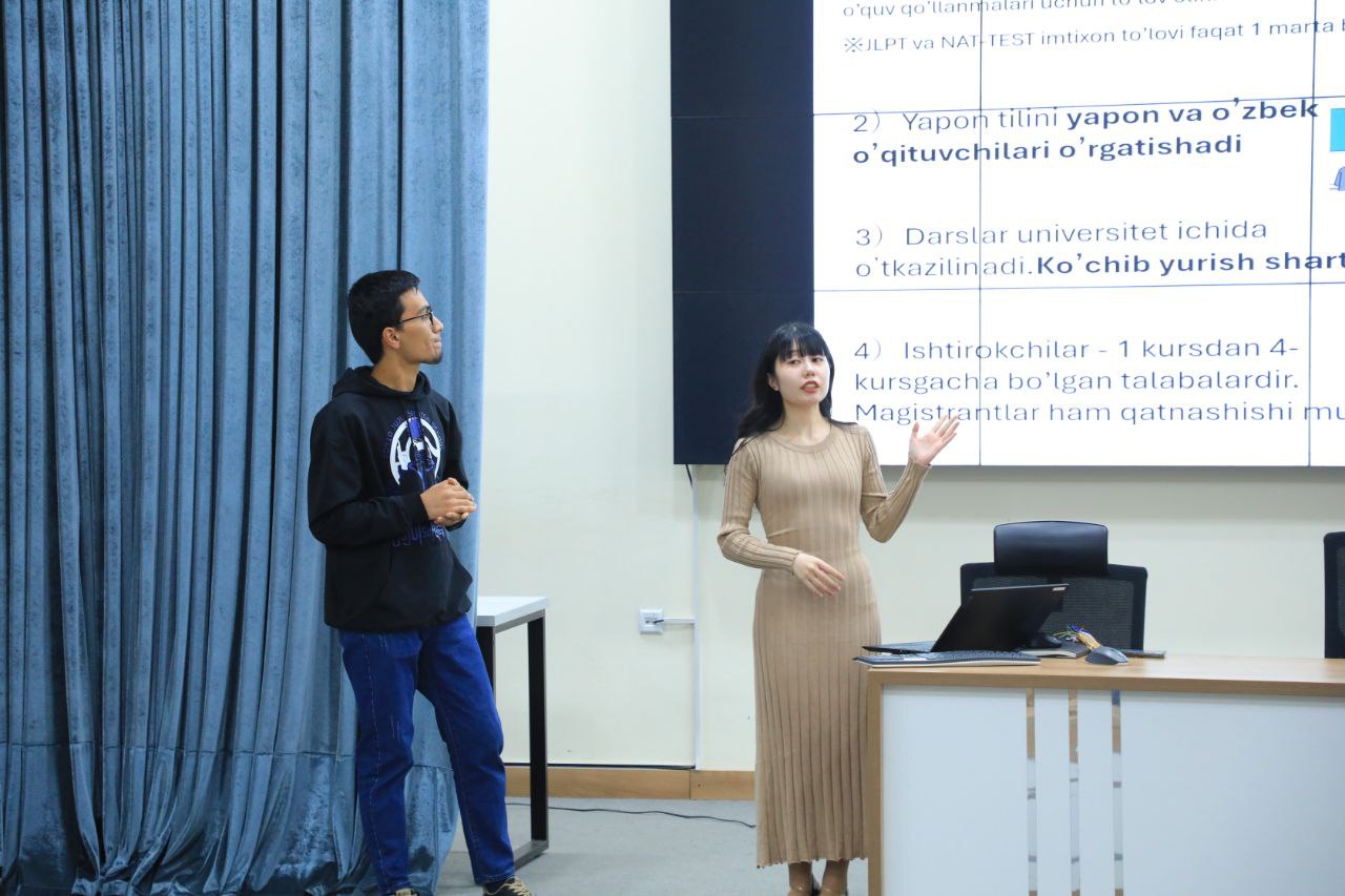 Toshkent arxitektura-qurilish universiteti professor-o‘qituvchisi Ayano Ohata bilan uchrashuv tashkil etildi