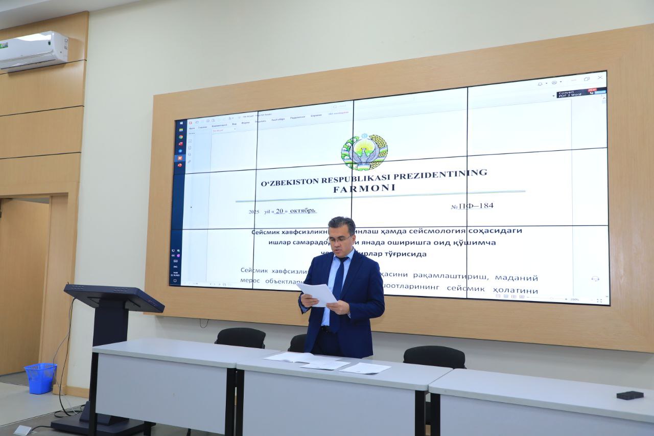 Prezident farmoni mazmuni universitet jamoasiga yetkazildi