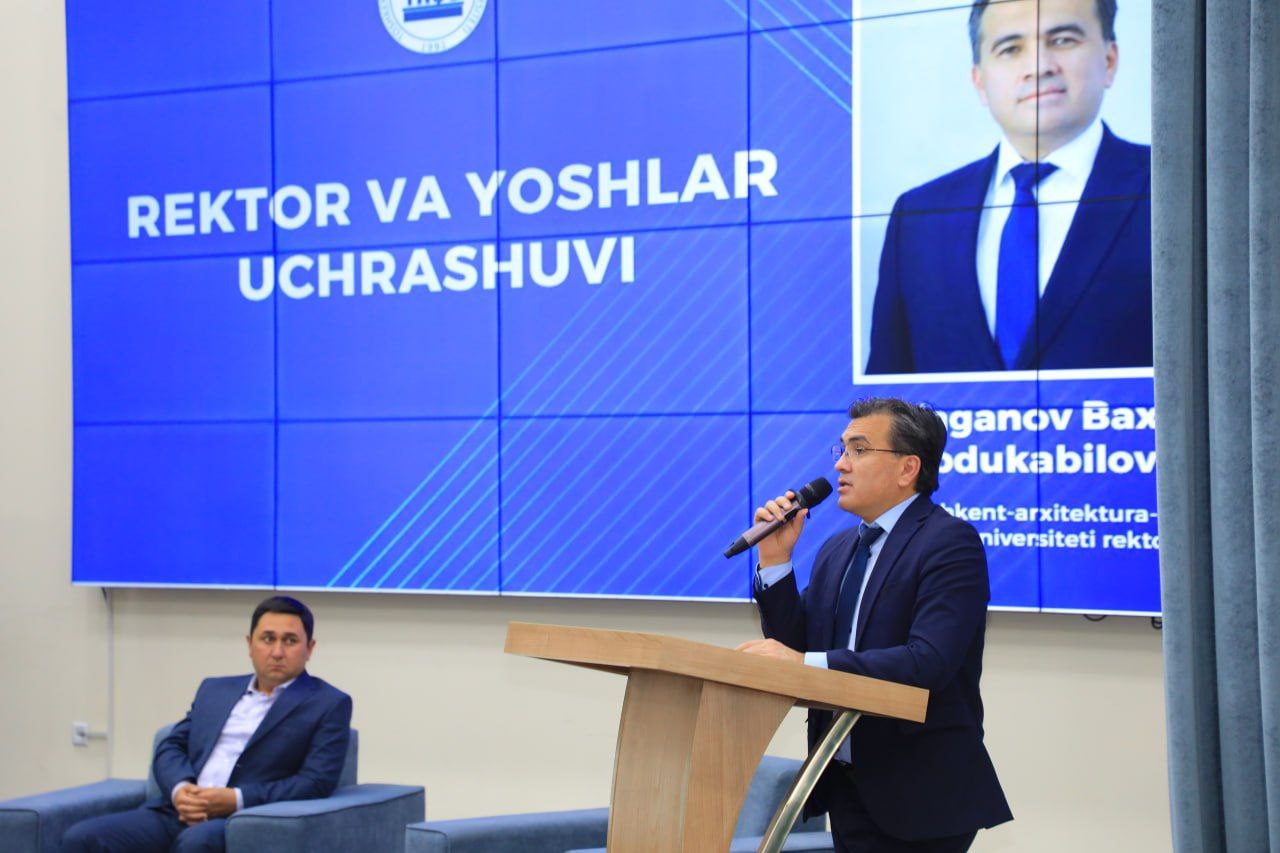 "Rektor va yoshlar uchrashuvi"