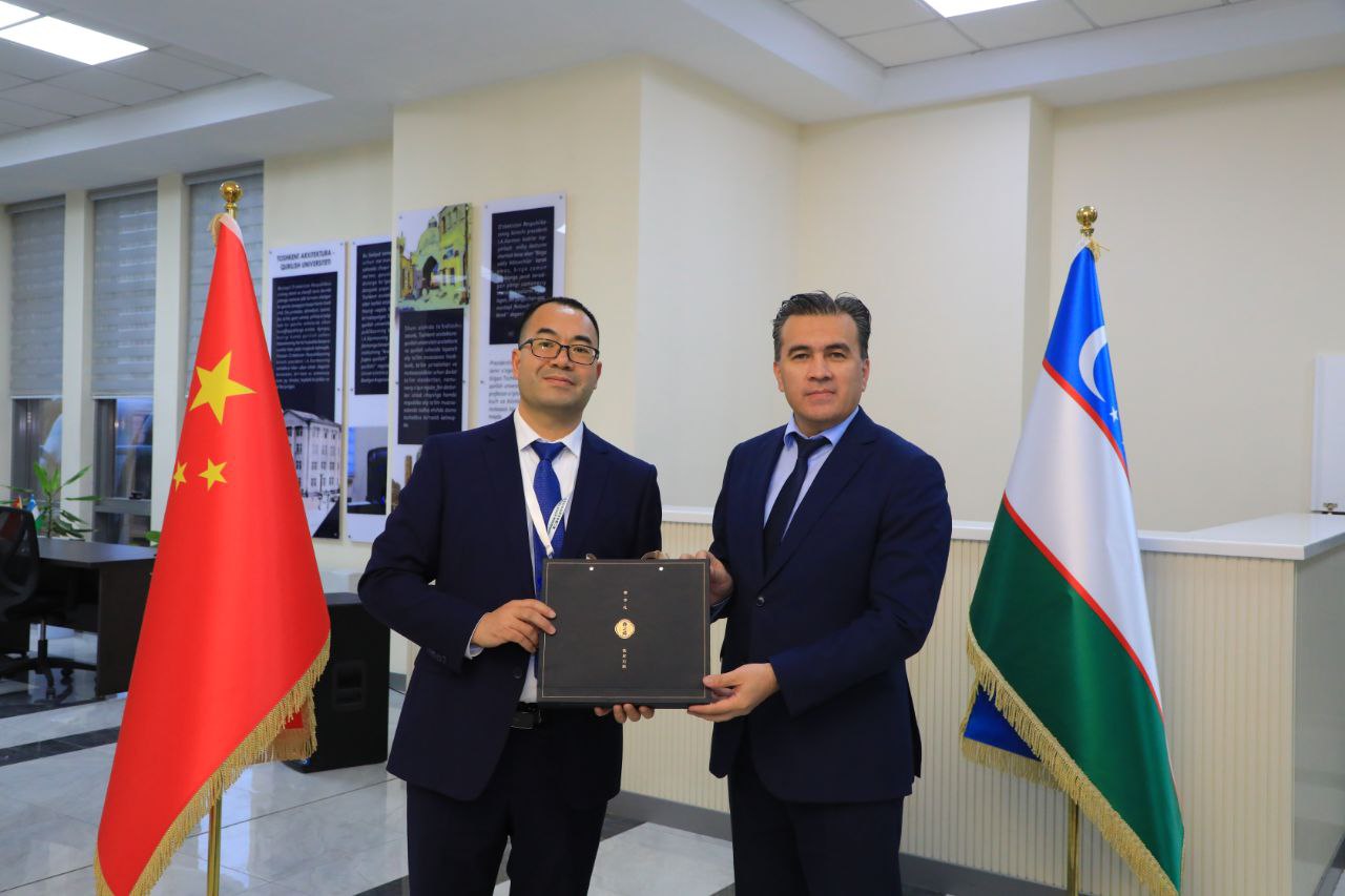 Toshkent arxitektura-qurilish universiteti va Anhui Jianzhu University o‘rtasida hamkorlik memorandumi imzolandi