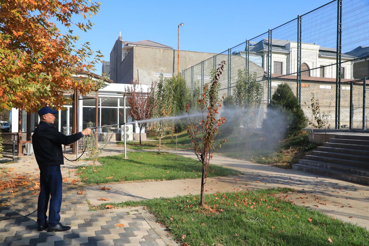 Toshkent arxitektura-qurilish universitetida ekologik xavfsizlikni ta’minlash va sog‘lom muhit yaratish maqsadida amaliy ishlar olib borildi.