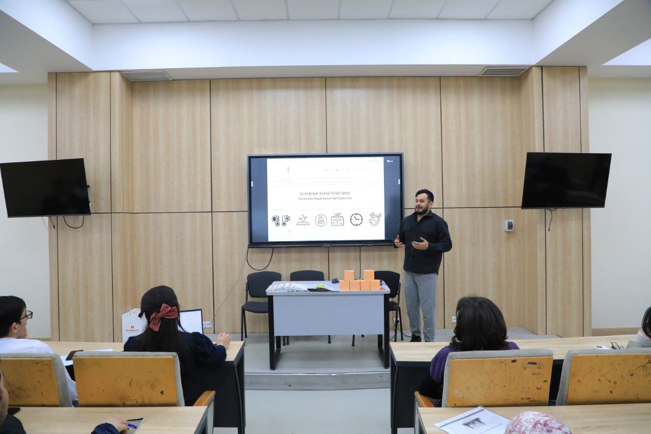 Toshkent arxitektura-qurilish universitetida “Penopleks” kompaniyasi ishtirokida seminar tashkil etildi