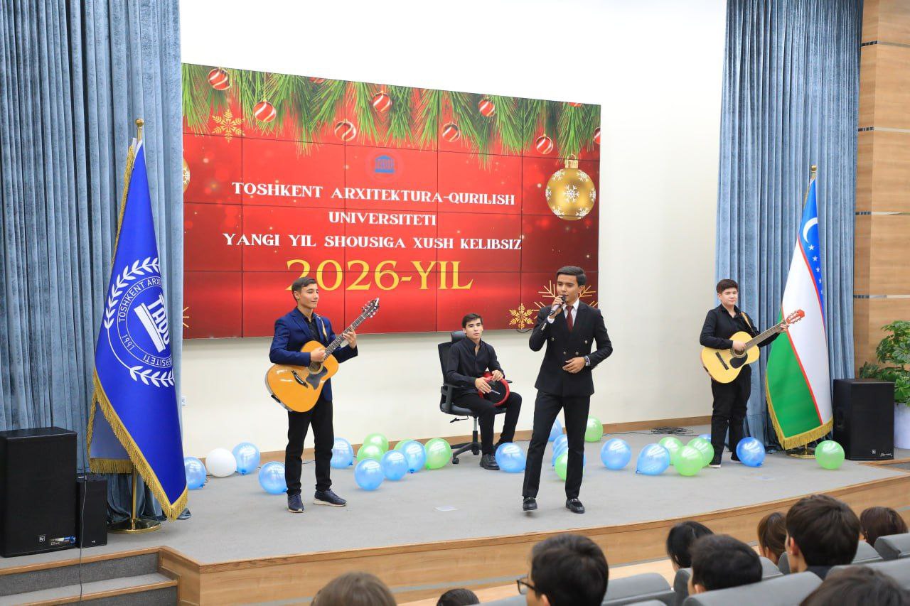Toshkent arxitektura-qurilish universitetida bayramona dastur va unutilmas lahzalar