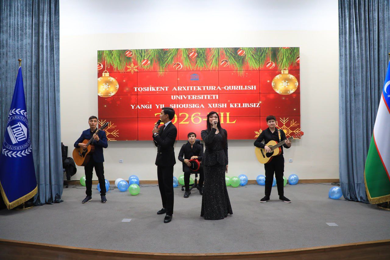 Toshkent arxitektura-qurilish universitetida bayramona dastur va unutilmas lahzalar