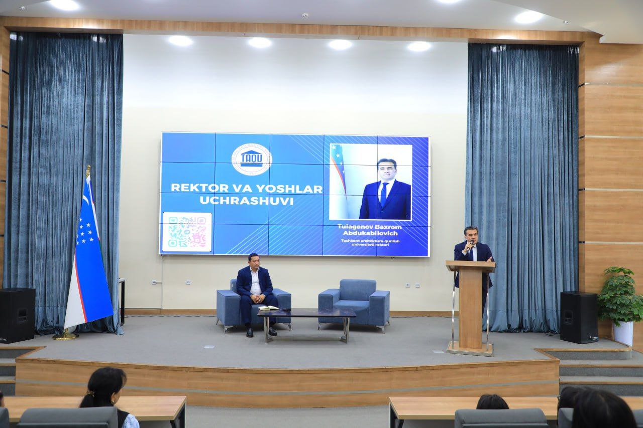 "Rektor va yoshlar uchrashuvi"