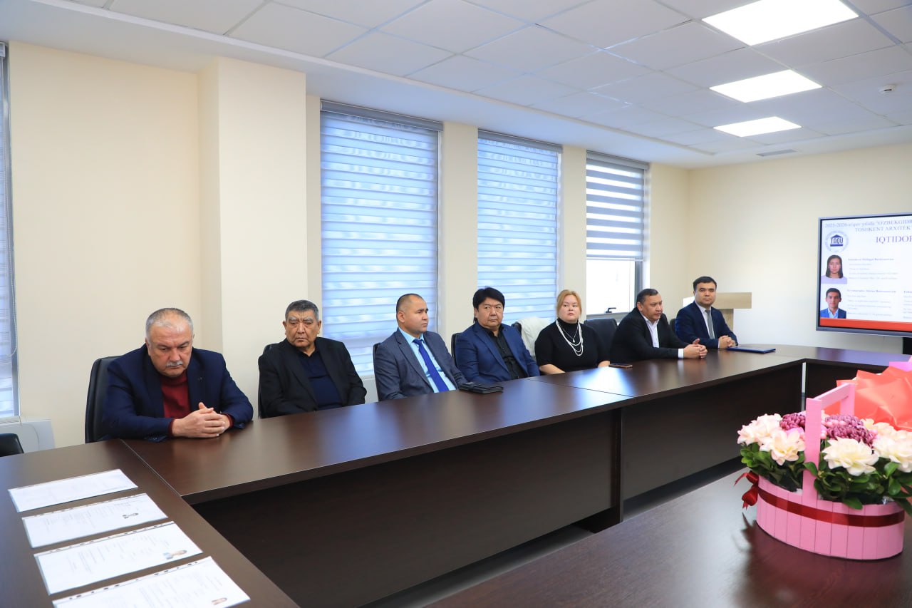 TAQUning bir guruh professor-o‘qituvchilari hamda talabalari taqdirlandilar
