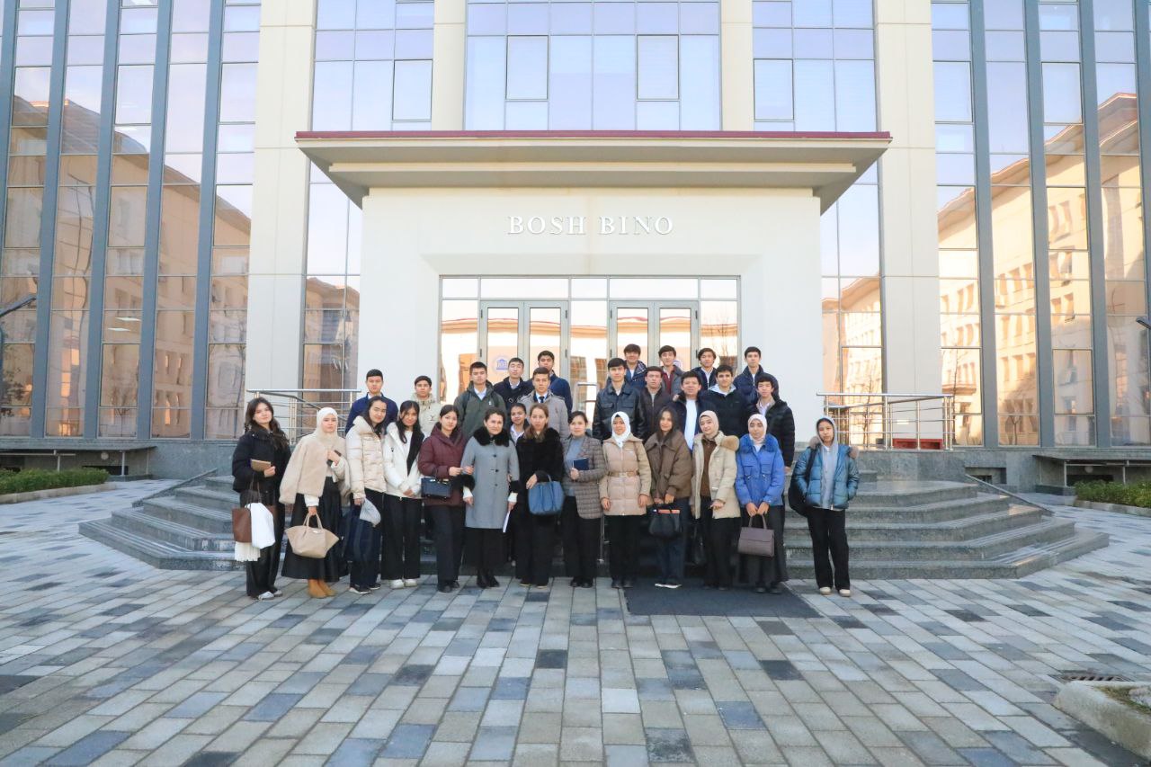 Toshkent arxitektura-qurilish universitetida Yunusobod tumanidagi 288-maktabning bitiruvchi sinf o‘quvchilari uchun ekskursiya tashkil etildi