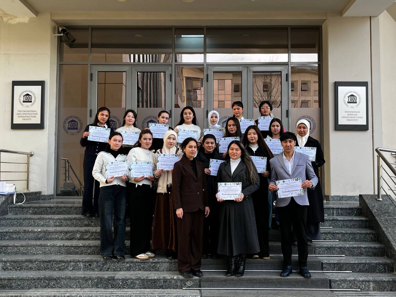 Toshkent arxitektura-qurilish universiteti talabalari “Qishda qushlarga ko‘mak” ekologik aksiyasida faol ishtirok etdilar