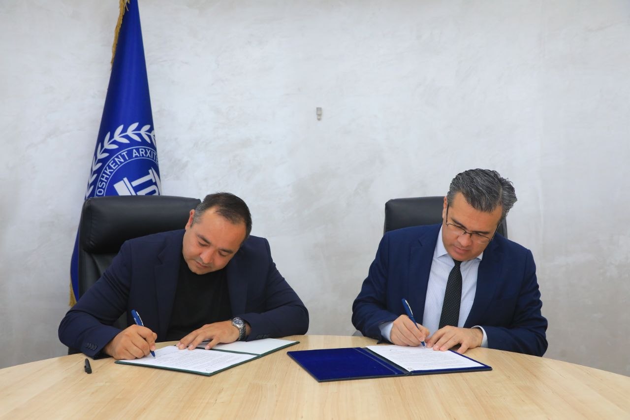TOSHKENT ARXITEKTURA-QURILISH UNIVERSITETI va “OPTIMAL ARCHITECT GROUP” o‘rtasida memorandum imzolandi